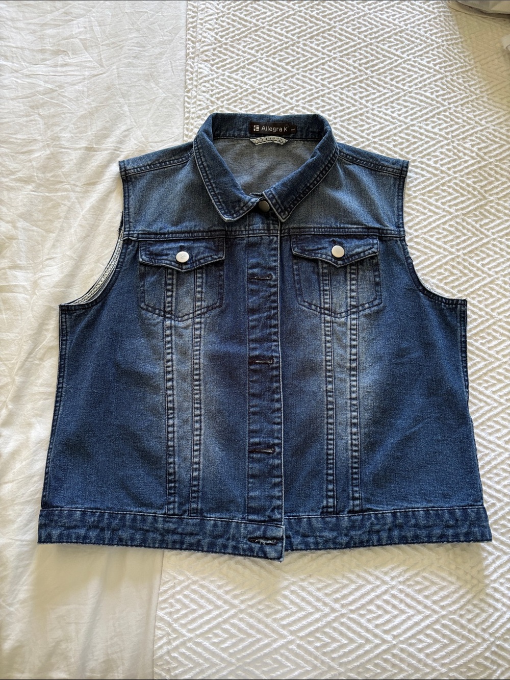 Allegra K Denim Vest